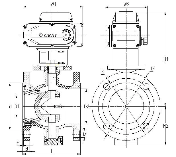 Stainless Steel Straight Through Type Metal Seat Motorized Control Valve (Klep Kontrol Bermotor) 1