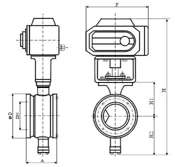AC220V Stainless Steel Ventil Bola Regulasi Listrik Aliran Kecil 1