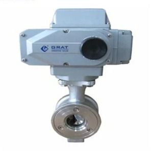Stainless Steel Flanges Connection Metal Seat Electric Control Ball Valve (Klep bola pengontrol listrik kursi logam)