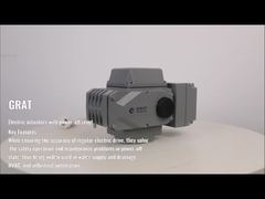 Jenis Elektronik Cerdas Electric Actuator Stainless Steel dengan reset mati daya