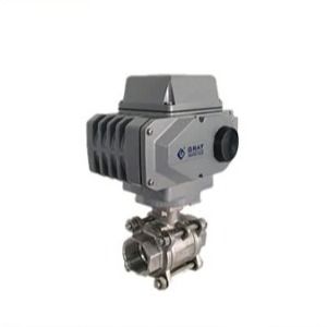Koneksi benang stainless steel listrik lurus melalui Tipe Mini Ball Valve