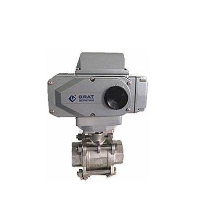 Gelas Stainless Steel Thread Connection Electric on-off Ball Valve