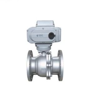 IP67 Stainless Steel Flanges Connection Electric Acid Resistant Ball Valve