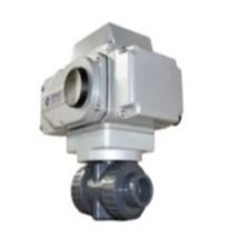 2 Inch Dual Union UPVC Electric Ball Valve Untuk Irigasi Pertanian