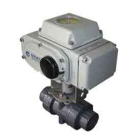 Soft Seat Plastic UPVC Electric Ball Valve Tahan Kimia 3 Inch PVC Ball Valve